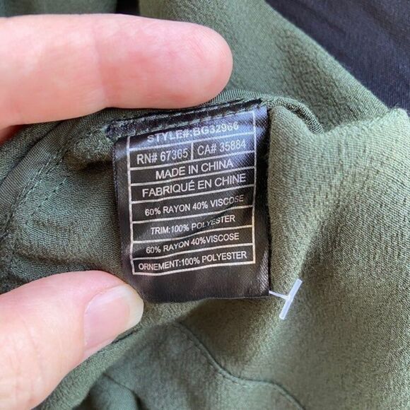 BB Dakota Anorak Olive Green Military Utility Jacket M - Picture 4 of 8